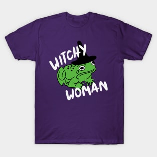 Witchy Woman Frog T-Shirt